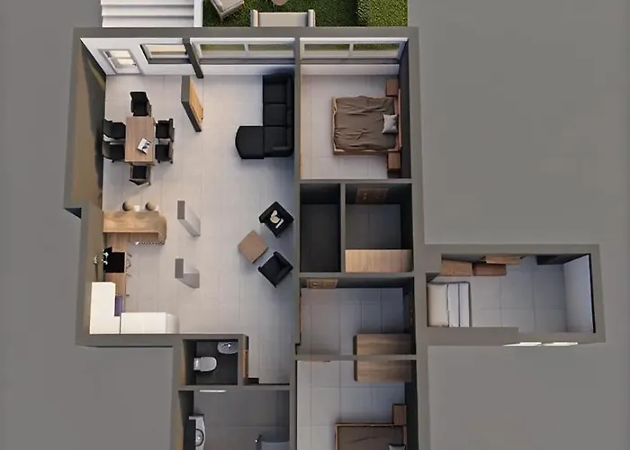 דירה Luxus Terrassenappartement Berg & 1 *